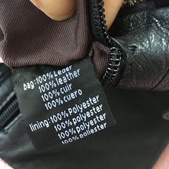 7 Chi Mixed Media Shoulder Bag Clutch Leather Beaded Embroidered Abstract Design - Picture 6 of 7